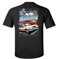 thumbnail image 3 of Fair Game Ford Mustang Untamed American Spirit T-Shirt, ford graphic tee-Black-S, 3 of 6