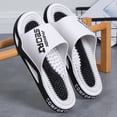 thumbnail image 4 of Pillow Slippers for Women and Men Home Slip on Shower Sandals Shoes Cushioned Thick Sole Lightweight Summer Slides White Size 9, 4 of 6