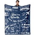 thumbnail image 1 of LHSHID Long Distance Relationship Gifts Boyfriend Gifts from Girlfriend Boyfriend Birthday Gifts Blankets Romantic Gifts for Him Fathers Day Christmas Valentines to My Boyfriend 60"x80", 1 of 9