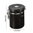 thumbnail image 3 of JMYHOAM Kitchen Gadgets Coffee Pea Storage Jar Coffee Powder Milk Powder Airtight Jar Storage Organiser Pea Storage Jar Vacuum one Way Venting Home and Kitchen on Clearance, 3 of 6