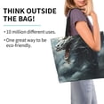 thumbnail image 2 of Disketp Cloud White Dragon Bolsa Tote Estampada para Mujer, Bolso de Hombro y de Mano para Compras y Viajes, 2 of 8