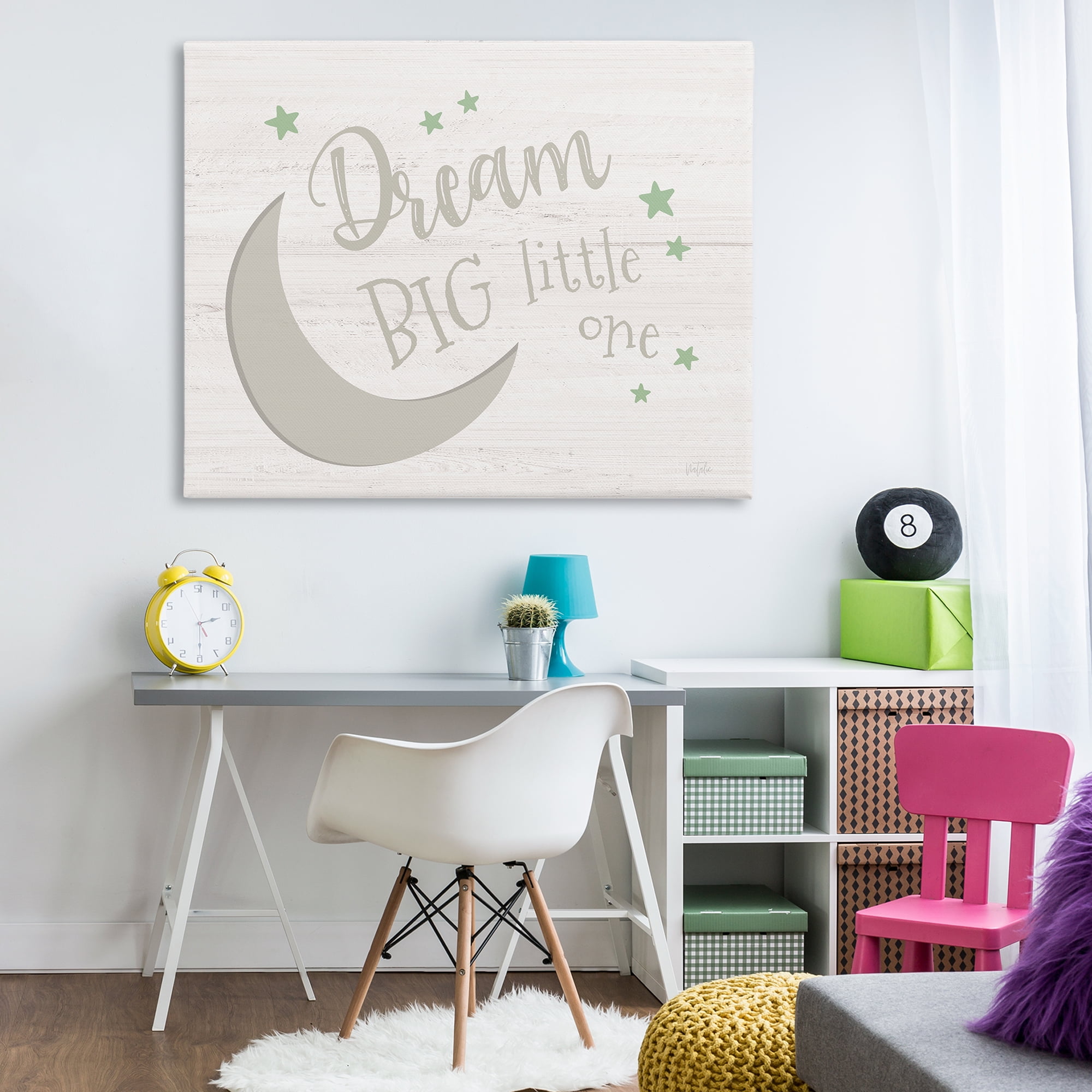 Stupell Industries Dream Big Little One Landscape & Nature Painting Wrapped Canvas Art Print Wall Art, 48 x 36