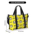 thumbnail image 5 of Sigee White Popcorn for Hand Travel Bag,Sports Tote Gym Bag for Men and Women, 5 of 7