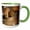 Green/White, variant on 3drose, Nicaragua, Catarina. Pottery Wheel and Clay - Sa14 Jme0129 - John and Lisa Merrill, 11oz Two-tone Yellow Mug