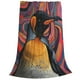 thumbnail image 2 of Balery Abstract Pattern Penguin Manta de Felpa Suave y Acogedora – Cobija de Franela Aterciopelada para Cama, Lavable y Cálida para Sofá, Mascotas, Transpirable-50"x40", 2 of 7