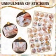 thumbnail image 4 of sixwipe 92 Pcs Watercolor Stationery Set with Envelopes, Lined with Adhesive Seal, Floral Butterfly Pattern, Multicolor, 4 of 7