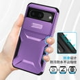thumbnail image 6 of Allyechgroup Google Pixel 8 Pro Case with Screen Protector, Sliding Camera Lens Protective Heavy Duty Shockproof Anti-Scratch Bumper Protective Phone Case for Google Pixel 8 Pro, Purple, 6 of 6