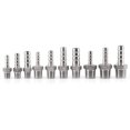 thumbnail image 5 of 1pc Connecteur Tuyau de Fer Barbelé Raccord à l'Adaptateur de Filetage dfe SS304 Queue de Tuyau en Acier Inoxydable (1/2 * 8mm), 5 of 5