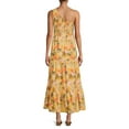 thumbnail image 5 of Time and Tru Women's Short Sleeve Flutter Tiered Dress, 5 of 5