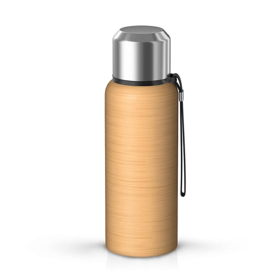 20oz Stainless Steel Vacuum Insulated Coffee Mug with Tea Infuser and Cup Lid, Wood Print