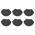 thumbnail image 1 of 6Pcs Leather Corner Page Book Mark Smiling Face Corner Bookmarks Book Page Protectors for Book Lover Students Adult White, 1 of 4