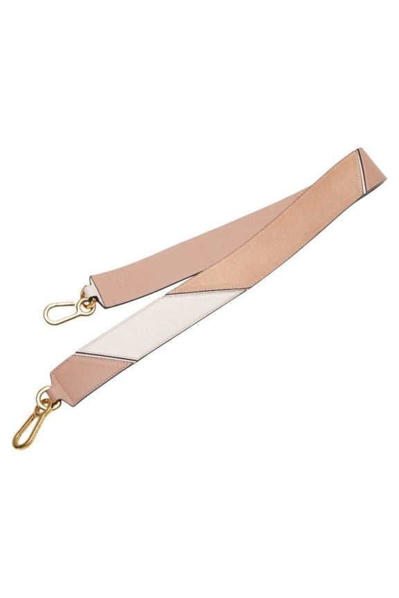 Pre-Owned LOEWE Shoulder Strap Pink Leather Suede Women's