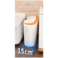 thumbnail image 4 of Infrared Inductive Space Trash Can Household Lidded Trash Can Living Room Kitchen Office Battery Smart Trash Can, 4 of 7