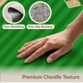 thumbnail image 6 of ODIKA 6'x9' Washable Area Rug Baseball Field Sport Diamond With Athletic Star Border And Bat Motif for Family Room, Living Mater Bedroom, Non-Slip, Easy Care, 6 of 7