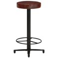 thumbnail image 2 of vidaXL Bar Stools 2 pcs 66 cm Real Leather, 2 of 5