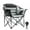 Noir & Gris, variante sur Lilypelle Chaise de Camping Surdimensionnée TG, Chaise Soucoupe Portative Entièrement Rembourrée, Chaise de Camping Pliante avec Porte-Gobelet et Sac de Transport, Supporte 500 Lb, Chaises de Pelouse Robustes pour le Camping, le Patio, les Pique-Niques