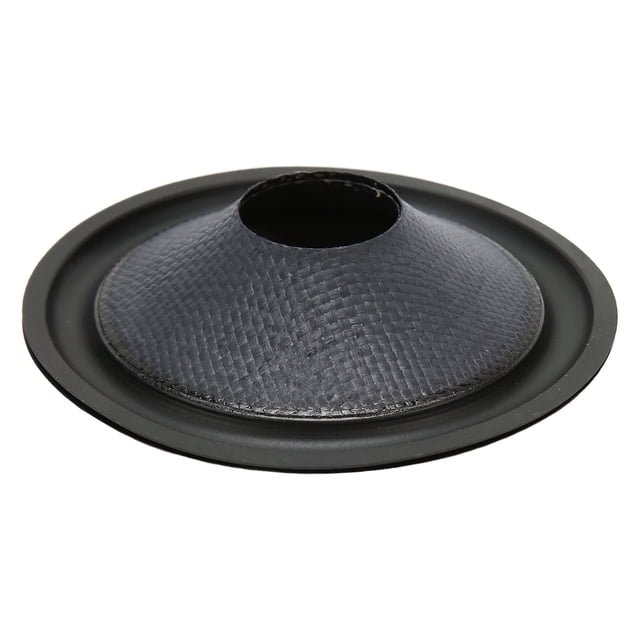 Subwoofer Speaker Drum Paper, Easy Installation Rubber Surround 1 Inch Inner Diameter Paper Speaker Cone Drum Paper For 4 Inch Speaker