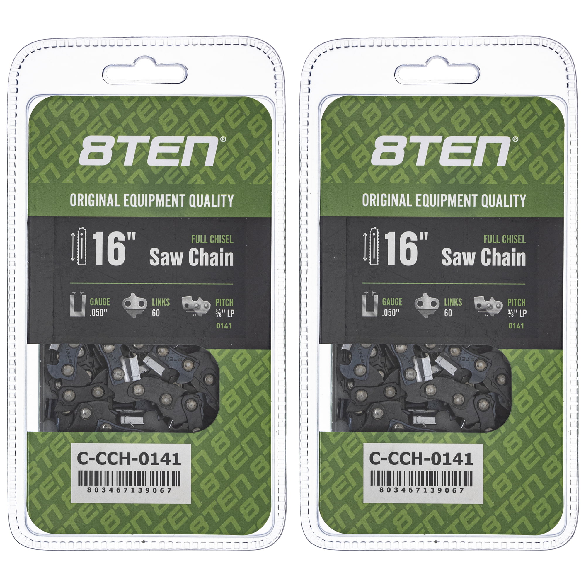 3 Pack Replacement Chain for Poulan PLN1514 Wen 3818 Craftsman 41554 Chainsaw