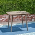 thumbnail image 4 of Simple Wood Top Feature / Outdoor Family Gatherings / Gray Acacia Dining Table, 4 of 6