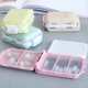 thumbnail image 5 of GOOHOCHY Estuche organizador portátil de viaje de tres capas para medicamentos (verde), 5 of 8