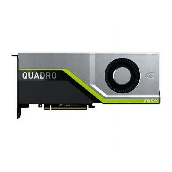 Restored NVIDIA Quadro RTX 5000 - Graphics card - Quadro RTX 5000 - 16 GB GDDR6 - PCIe 3.0 x16 - 4 x DisplayPort, USB-C (Refurbished)