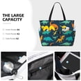 thumbnail image 3 of Fotbe Colorful Dinosaur Bolsa de Viaje para Playa - Resistente al Agua, Bolsa Tote de Gran Capacidad y Ligera con 7 Bolsillos para Mujeres y Hombres, 3 of 7