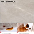 thumbnail image 5 of decorUhome Faux Leather Placemats Set of 6, Waterproof Wipeable Heat Resistant PU Table Mats for Dining, Beige, 11.8" x 17", 5 of 11