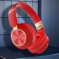 thumbnail image 4 of asxite Wireless Headphones,Bluetooth Headphones Wireless Earbuds Over Ear Bluetooth Wireless Headphones Long Battery Life HiFi Noise Reduction Foldable Lightweight Headset,Red, 4 of 5