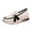 White, variant on Willtoo Women's Platform Wedges Loafers Vintage Round Toe Comfortable Chunky Walking Orthopedic Shoes Slip-On Arch Support Business Shoes Lug Sole Casual Dress Walking Loafers