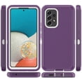 thumbnail image 5 of AggXpf Samsung Galaxy A54 5G Case, Rugged Protective Phone Case, Heavy Duty Drop Protection Cover for Galaxy A54 5G, Purple&White, 5 of 5