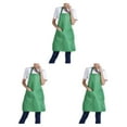 thumbnail image 4 of kurtrusly 12piece Easy To Adjustable Half-length Adult Apron Fit For Any Cooking Enthusiast Quick-drying green 3Set, 4 of 6