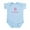 Sky Blue, variant on CafePress - B Is For Brooklyn Infant Bodysuit - Baby Light Bodysuit, Size Newborn - 24 Months