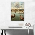 thumbnail image 2 of ARTCANVAS Hunting On The Lagoon Canvas Art Print by Vittore Carpaccio - Size: 26" x 18" (1.50" Deep), 2 of 9