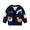 Navy Blue, variant on Godderr 2-7Y Boys Cartoon Jacquard ​pattern Cardigan Sweater Jacket for Baby Toddler Kids,Button V Neck Sweater Knit Top,Long Sleeve Undershirt Sweater