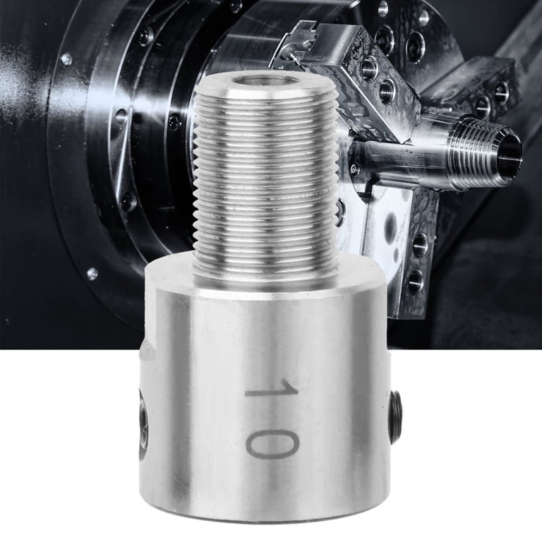 Stainless Steel Lathe Spindle Chuck Adapter M14x1 Thread Connecting Rod ...