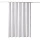 thumbnail image 1 of Cortina de ducha impermeable para baño, cortinas de baño a prueba de moho, tela de poliéster monocro Tomshoo  Blanco/180cm * 220cm, 1 of 7