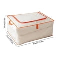 thumbnail image 2 of Tunhigl 90L Clear Storage Bags with Zipper and Handle for Clothes Heavy Duty Plastic Blanket Clothes Moving Bags Cloth Bins for Blanket Comforter Clothing, L, 2 of 2