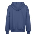 thumbnail image 5 of Women's Street Hooded Zipper Coat Casual Long Sleeve Warm Outerwear Jacket for Everyday Comfort, 5 of 6