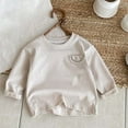 thumbnail image 7 of Toddler Baby Boy Girl Basic Solid Organic Cotton T Shirts Tops Long Sleeve Tee Shirt Girls Clothes For 0 2Y, 7 of 7