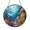 Acrylic 3.5 Inch, variant on Ocean Dugong Ocean Suncatcher Hanging Round Present Item Plaque Decor