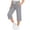 Gray, variant on Posijego Capri Pants for Women High Waist Cropped Jogger Pants Summer Athletic Yoga Capris with Pockets
