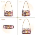 thumbnail image 7 of FORMRS Womens Shoulder Bag with Chain Strap Clutch Purse Cute Tote Handbag, Watercolor Jam, 7 of 7