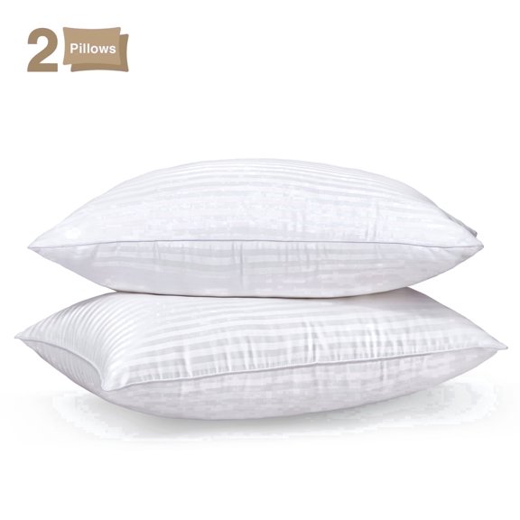 COOKEY Pillow for Bed Queen Size Set of 2 ,Down Alternative Pillows for Sleeping 20x30inch, Luxury Hotel Pillow for Back,Stomach or Side Sleeper