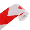 thumbnail image 5 of 2in x 10ft High-Intensity Reflective Tape for Trailers Vehicles Bikes Clothes Mailboxes, Red and White, 5 of 10