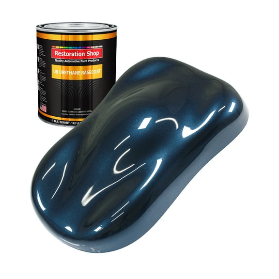 Moonlight Drive Blue Metallic 1 Quart URETHANE BASECOAT Car Auto Body Paint