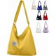 thumbnail image 1 of Hobo Bag, Women's Canvas Handbag Crossbody Bag Beach Bag Simple Shoulder Bag Ladies Large Cotton Tote Handbag Girls Shopping Bag for Travel Daily Use, 1 of 4