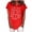 Red, variant on Staron Women's Casual T-Shirt Funny Letter Printed Graphic Tee Short Sleeve Round Neck Loose Fit Basic Comfy Top, Black 4XL