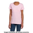 thumbnail image 2 of Playera Fruit Of The Loom para Mujer, Cuello Redondo Manga Corta Rosa Talla  EG, 2 of 4