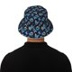 thumbnail image 5 of Fotbe Blue Butterfly Sombrero Tipo Pescador con Estampado – Sombrero de Sol de Algodón de Moda para Playa, Golf, Pesca, 5 of 6