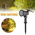 thumbnail image 6 of Solar Powered Garden Spotlight 1PC- 3 Light Modes Warm White & Cool White, 55 LED Waterproof Outdoor Spotlight for Yard, Patio, Trees, Pathway, Wall Mount, Floor Mount Landscape Lighting, 6 of 6
